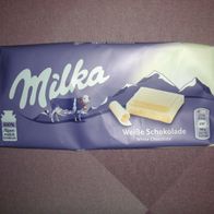 Schokoladenpapier Milka Weiße Schokolade 100g Tafel Jahr 2020 für Sammler