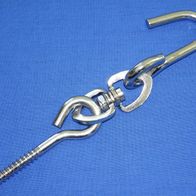 Starker 360° Drehberer Deckenhaken aus 8mm Stahl. Galvanisch verzinkt