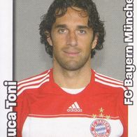 Bayern München Panini Sammelbild 2008 Luca Toni Nr.408
