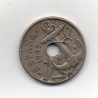 Münze Spanien 50 Centimos 1949