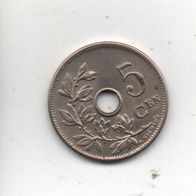 Münze Belgien 5 Centimes 1905