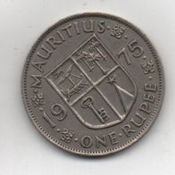 Münze Mauritius 1 Rupee 1975