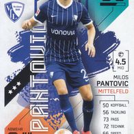 VFL Bochum Topps Match Attax Trading Card 2021 Milos Pantovic Kartennummer 98