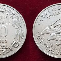 14670(2) 50 Francs (Kamerun / Unabhängigkeit) 1960 in UNC .. * * * Berlin-coins * * *