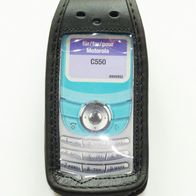 Handytasche für Motorola C550 mit Gürtelclip aus Leder / Neu