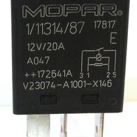 Original MOPAR Relais Nr. 1/11314/87 - 11131487 - V23074-A1001-X146 - 12V/20A
