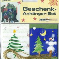 2x4 Geschenkanhänger Weihnachten Geschenk Fest Karten Christmas Kärtchen Deko