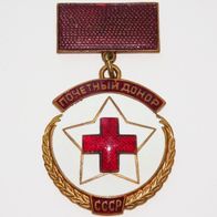 UdSSR rotes Kreuz "Ehrenhafter Blutspender" Abzeichen