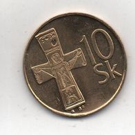 Münze Slowenien 10 SK 2003