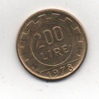 Münze Italien 200 Lire 1978
