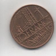 Münze Frankreich 10 France 1976