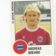 Panini Fussball 1988 Andreas Brehme FC Bayern München Bild Nr 242