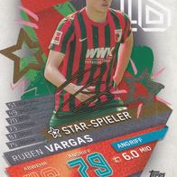 FC Augsburg Topps Match Attax Trading Card 2021 Ruben Vargas Star-Spieler Nr.35