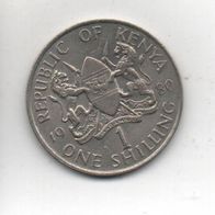Münze Kenya 1 Shilling 1980..
