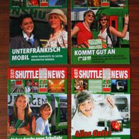 5 Stück "Shuttle-News"; Erfurter Bahn, 2006/2007