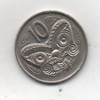 Münze New Zealand 10 Cent 1988