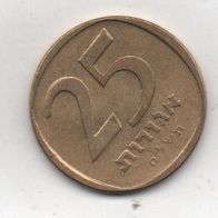 Münze Israel 25 Agorot