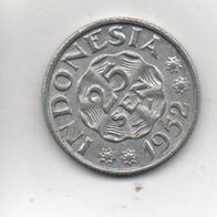 Münze Indonesien 25 Sen 1952 Alu