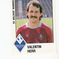 Panini Fußball 1988 Valentin Herr SV Waldhof Mannheim Bild Nr 201