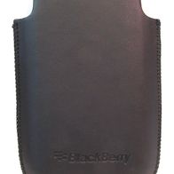 Original BlackBerry Lederetui Schutzhülle für BlackBerry - schwarz - neu