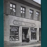 Schippenbeil, Kr. Bartenstein, Geschäft Carl Woytag, Foto-Ak 1928