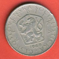 Tschechoslowakei 5 Kronen 1966