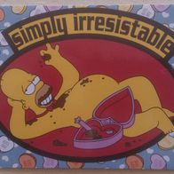 Postkarte The Simpsons Homer simply irresistable