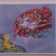 Postkarte The Simpsons Bart`s Creation