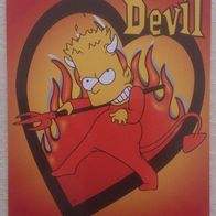 Postkarte The Simpsons Bart He-Devil