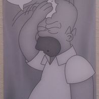 Postkarte The Simpsons Homer D`oh!