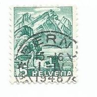 Briefmarke Schweiz: 1948 - 5 Rappen - Michel Nr. 500