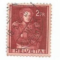 Briefmarke Schweiz: 1941 - 2 Franken - Michel Nr. 386