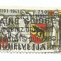 Briefmarke Schweiz: 1941 - 10 Rappen - Michel Nr. 398