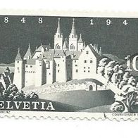 Briefmarke Schweiz: 1948 - 10 Rappen - Michel Nr. 497