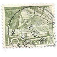 Briefmarke Schweiz: 1949 - 10 Rappen - Michel Nr. 531