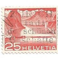 Briefmarke Schweiz: 1949 - 25 Rappen - Michel Nr. 534