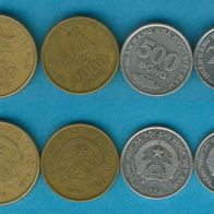 Vietnam 5000,2000,500 + 200 Dong.4x Münzen verschiedene
