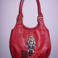 G-15 Handtasche, Damentasche, Umhängetasche, Schultertasche, Women Bag, Bags in Rot