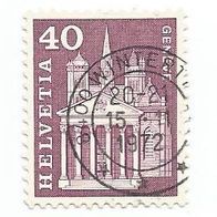 Briefmarke Schweiz: 1960 - 40 Rappen - Michel Nr. 703 x