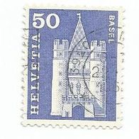 Briefmarke Schweiz: 1960 - 50 Rappen - Michel Nr. 704 x