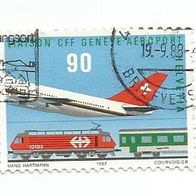 Briefmarke Schweiz: 1987 - 90 Rappen - Michel Nr. 1338