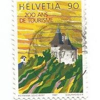 Briefmarke Schweiz: 1987 - 90 Rappen - Michel Nr. 1356 yb