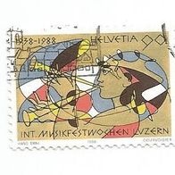 Briefmarke Schweiz: 1988 - 90 Rappen - Michel Nr. 1368