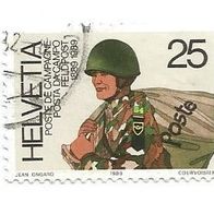 Briefmarke Schweiz: 1989 - 25 Rappen - Michel Nr. 1385