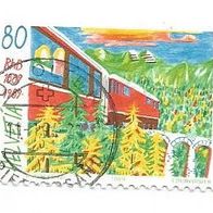 Briefmarke Schweiz: 1989 - 80 Rappen - Michel Nr. 1388