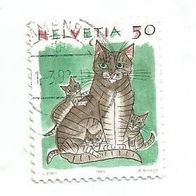 Briefmarke Schweiz: 1990 - 50 Rappen - Michel Nr. 1414