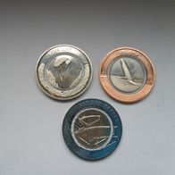 Deutschland BRD 2019 + 2020 + 20 21 10 Euro Sondermünzen mit Polymerring / Niob