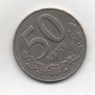 Münze Albanien 50 Leke 1996