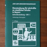 Dienstordnung für Lehrkräfte an staatlichen Schulen in Bayern LDO 1998