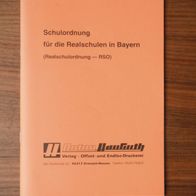 Realschulordnung Bayern RSO 2001